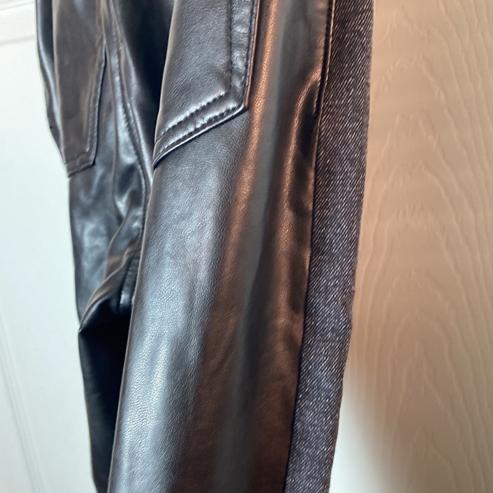 Abercrombie & Fitch Mixed Fabric Ultra High Rise Ankle Straight Jean Size 27 - Picture 10 of 17